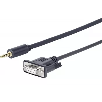 Vivolink PROMJDSUB9-25 nuoseklusis laidas juodas 25 m 3,5 mm D-Sub (DB-9)