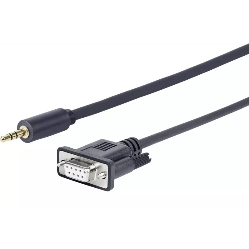 Vivolink PROMJDSUB9-25 nuoseklusis laidas juodas 25 m 3,5 mm D-Sub (DB-9)