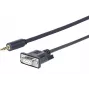 Vivolink PROMJDSUB9-25 nuoseklusis laidas juodas 25 m 3,5 mm D-Sub (DB-9)