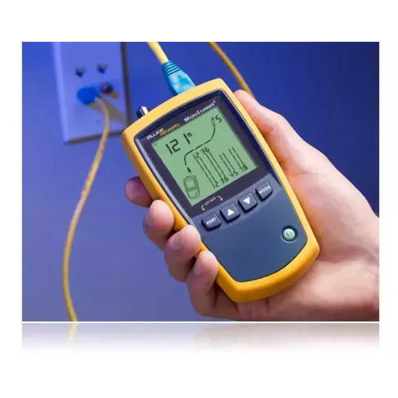 Kabelių testeris Fluke MicroScanner² mėlynas geltonas