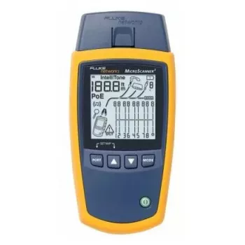 Kabelių testeris Fluke MicroScanner² mėlynas geltonas