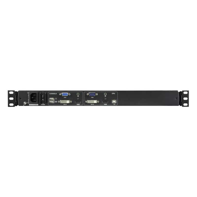 ATEN CL6700MW stovo konsolė 43,9 cm (17,3 col.) 1920 x 1080 pikseliai Metalinė Juoda 1U