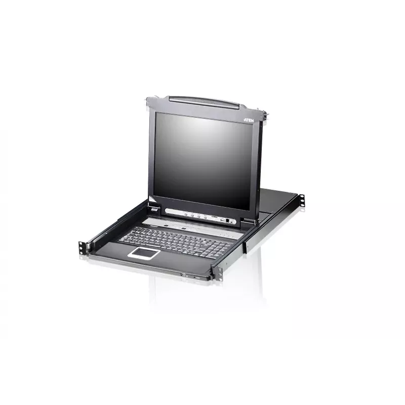 ATEN CL5708M rack console 43.2 cm (17 inch) Juoda 1U