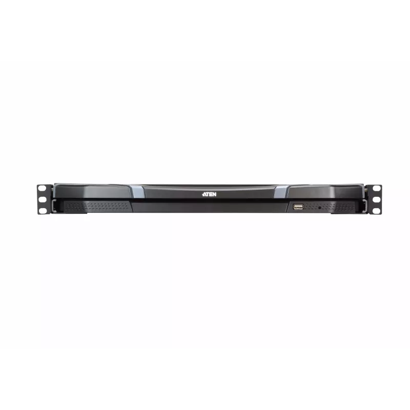 ATEN CL3800NW stovo konsolė 47 cm (18,5 col.) 1920 x 1080 pikseliai Metalas, Plastikas Juoda 1U