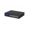 Nevaldomas komutatorius Lanview LVN-1U-16PORT-1G 16 prievadų 1 Gbps Ethernet, stovo montavimo 1U