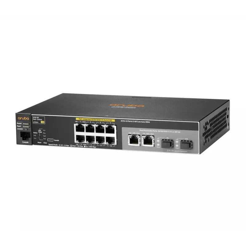 Valdomas komutatorius HPE Aruba 2530 8G PoE+