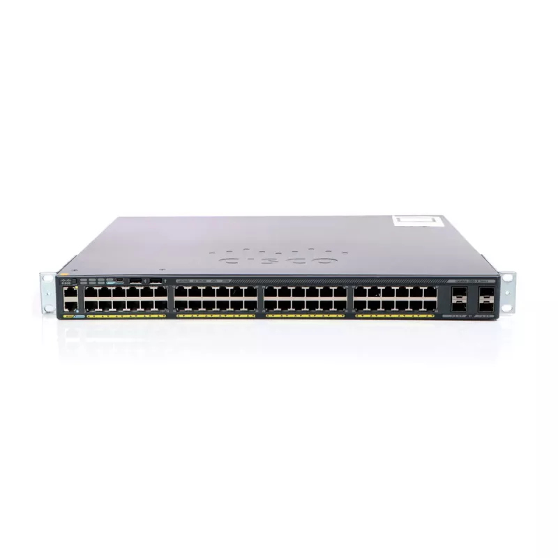 Valdomas jungiklis Cisco WS-C2960X-48LPS-L L2/L3 Gigabit Ethernet PoE 48 prievadų