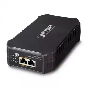 Tinklo skirstytuvas PLANET POE-175-95 Power over Ethernet, juodas