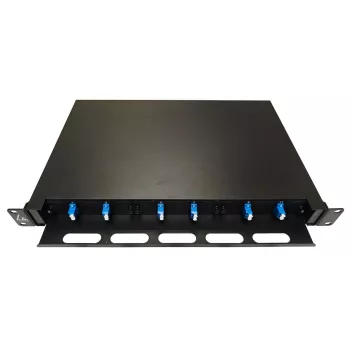Lanview LVO-101010 optinio pluošto išstumiama panelė ODF, LC SM OS2, 12 gyslų, 1U