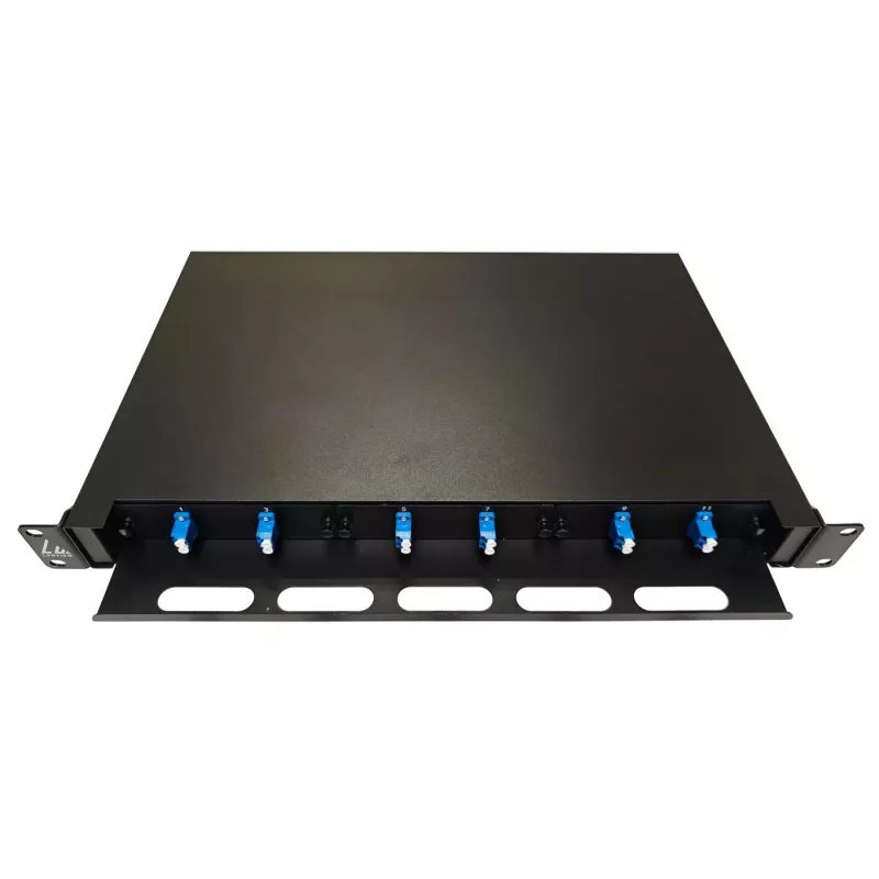 Lanview LVO-101010 optinio pluošto išstumiama panelė ODF, LC SM OS2, 12 gyslų, 1U
