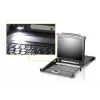 ATEN CL5708M stovo konsolė 43,2 cm (17 colių) 1280 x 1024 pikseliai Metalas, plastikas Juoda 1U