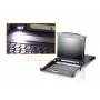 ATEN CL5708M stovo konsolė 43,2 cm (17 colių) 1280 x 1024 pikseliai Metalas, plastikas Juoda 1U