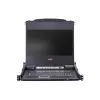 ATEN CL5708M stovo konsolė 43,2 cm (17 colių) 1280 x 1024 pikseliai Metalas, plastikas Juoda 1U