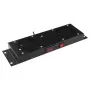 LOGON RAF205BL ventiliatoriaus skydelis, 2 ventiliatoriai, juodas, 490x135x45 mm