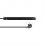 Lanview LVR-3MSCH-LIC-SCH8 maitinimo skirstymo įrenginys (PDU) 8 kintamosios srovės lizdai(-ų) 1U Juoda