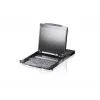 ATEN CL5800N stovo konsolė 48,3 cm (19 col.) 1280 x 1024 pikseliai Metalas Juoda 1U