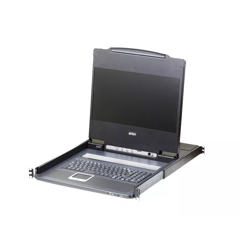 ATEN CL6700MW-ATA-2XK06GG stovo pultas 43,9 cm (17,3 col.) juodas 1U