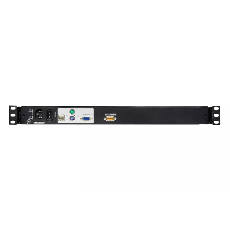 Stovo pultas 19 colių ATEN CL3000N, 48,3 cm LCD 1280×1024, VGA, USB/PS/2 klaviatūra ir pelė, 1U, aliuminis juodas