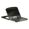 ATEN CL3100NX stovo konsolė 47 cm (18,5 colio) 1366 x 768 pikselių metalas, plastikas juoda 1U