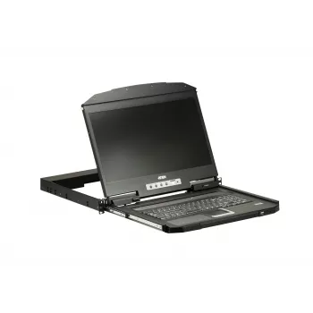 ATEN CL3700NW stovo konsolė 47 cm (18,5 colio) 1920 x 1080 pikselių Metalas, Plastikas Juoda 1U