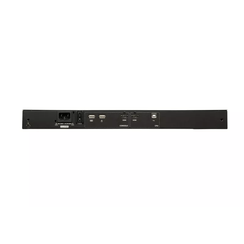 ATEN CL3700NW stovo konsolė 47 cm (18,5 colio) 1920 x 1080 pikselių Metalas, Plastikas Juoda 1U