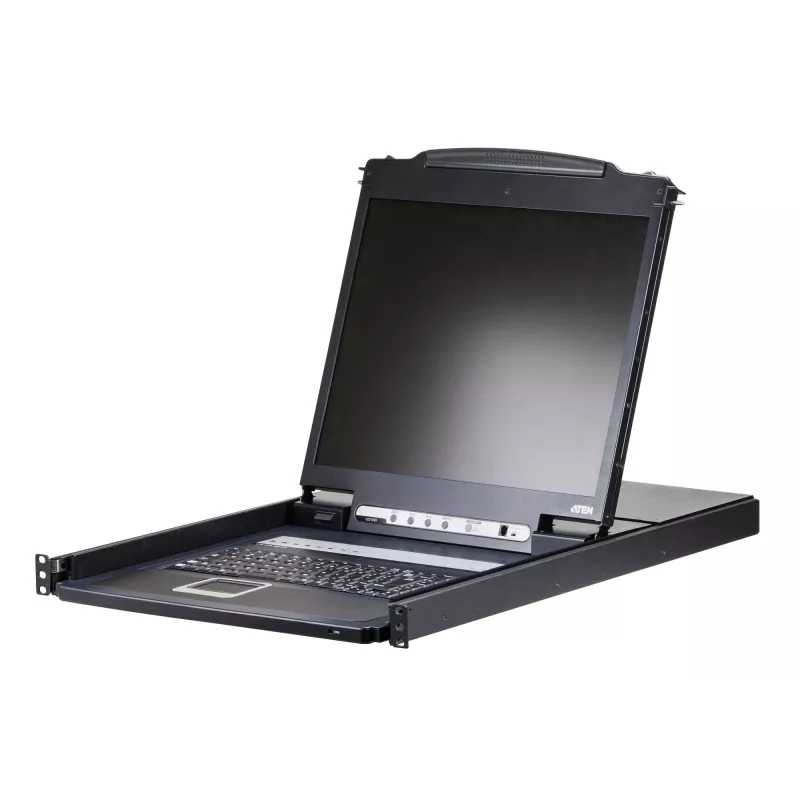 ATEN CL1308N stovo konsolė 48.3 cm (19 colių) Juoda 1U
