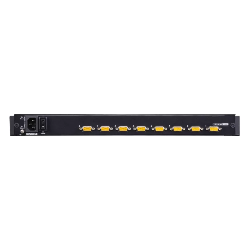 KVM jungiklis ATEN CL1308N montavimui į stovą juodas PS/2 USB VGA