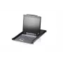 ATEN CL1308N stovo pultas 48,3 cm (19 colių) 1280 x 1024 pikseliai Metalas, Plastikas Juoda 1U