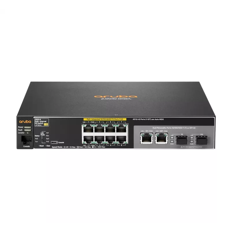 Valdomas komutatorius Aruba 2530 8 PoE+