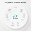 TP-Link AXE11000 viso namo tinklinis „Wi-Fi 6E“ sistema, balta, vidinė, tinklinė sistema, 600 m², trijų dažnių (2,4 GHz / 5 GHz / 6 GHz), „Wi-Fi 6E“ (802.11ax)