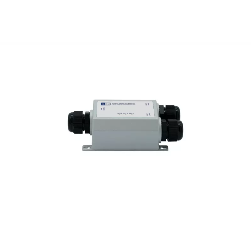 Lanview LVN-POE90W-OUT-EXTENDER 1Gb 90W vandeniui atsparus PoE plėtiklis