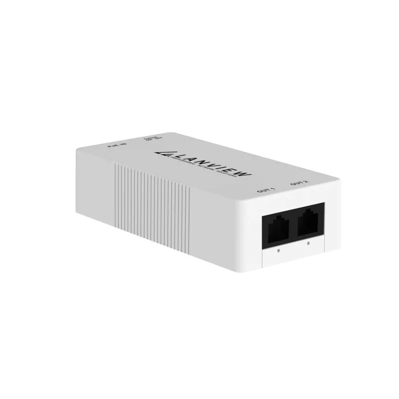 PoE plėtiklis Lanview LVN-1000MB-POE30W-EXTENDER — 1000Mb, 30W PoE