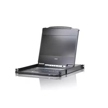 ATEN CL6700MW-ATA-EG stovo konsolė 43,9 cm (17,3 colio) juoda 1U