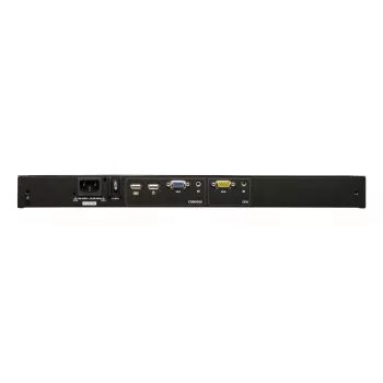 ATEN CL3100NX stovo konsolė 47 cm (18.5 colio) 1366 x 768 pikselių Metalas, Plastikas Juoda 1U