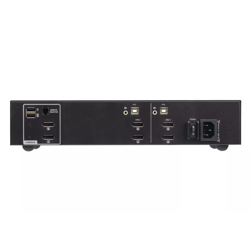 ATEN 2 prievadų USB DisplayPort dvigubo ekrano saugi KVM jungiklis (atitinka PSD PP v4.0)