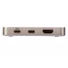 USB-C į USB 2.0 sąsajos šakotuvas ATEN UH3235 — Type-C įvestis, keli USB-A prievadai, sidabrinis