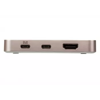 USB-C į USB 2.0 sąsajos šakotuvas ATEN UH3235 — Type-C įvestis, keli USB-A prievadai, sidabrinis