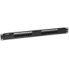 Skirstomasis skydelis Intellinet Cat5e UTP 16 prievadų 1U juodas