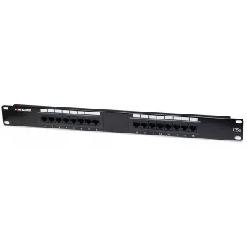 Skirstomasis skydelis Intellinet Cat5e UTP 16 prievadų 1U juodas