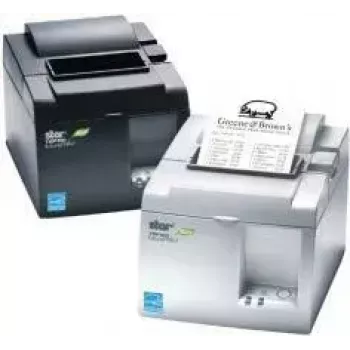 Terminis kasos kvitų spausdintuvas Star Micronics TSP143IIIBI2 203 dpi su automatiniu pjaustytuvu, pilkas