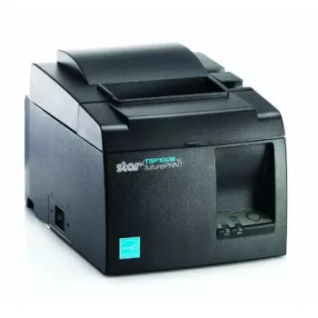 Terminis kasos kvitų spausdintuvas Star Micronics TSP143IIIBI2 203 dpi su automatiniu pjaustytuvu, pilkas
