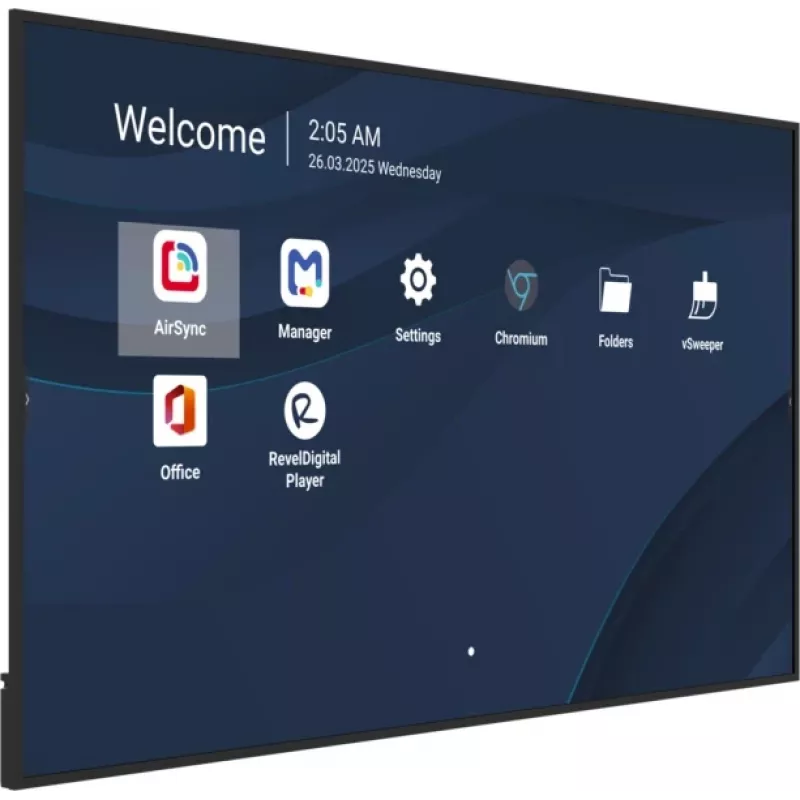 Viewsonic 86 colių 4K profesionalus komercinis ekranas su ProAV integracija