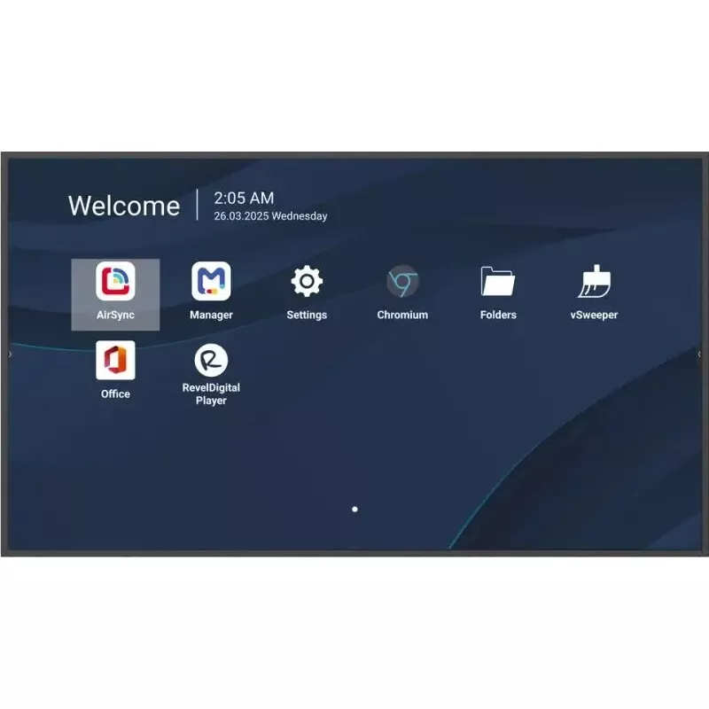 Viewsonic 65 colių 4K komercinis ekranas su ProAV integracija