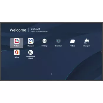 Viewsonic 75 colių 4K komercinis ekranas su ProAV integracija