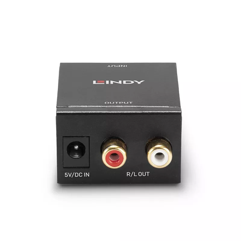 Lindy TosLink (optinis) ir bendraašis į Phono DAC keitiklis