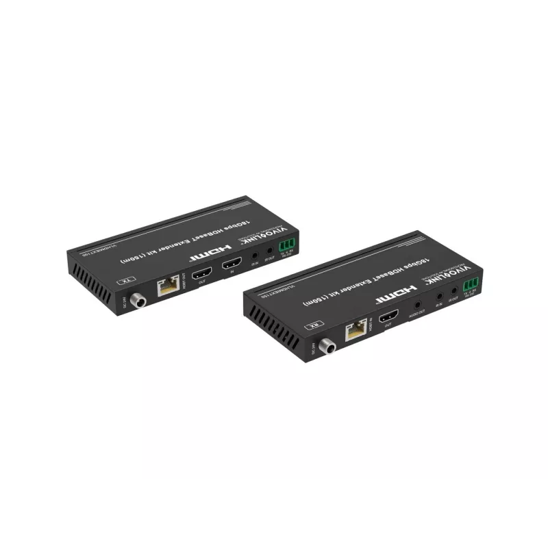 HDBaseT plėtiklio rinkinys VivoLink VLHDMIEXT150 18Gbps 4K per vieną Cat kabelį