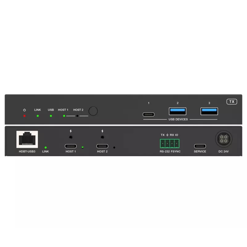 KVM ilgintuvas Vivolink VLUSBCEXT2X2 USB 2.0 1920x1200 150m