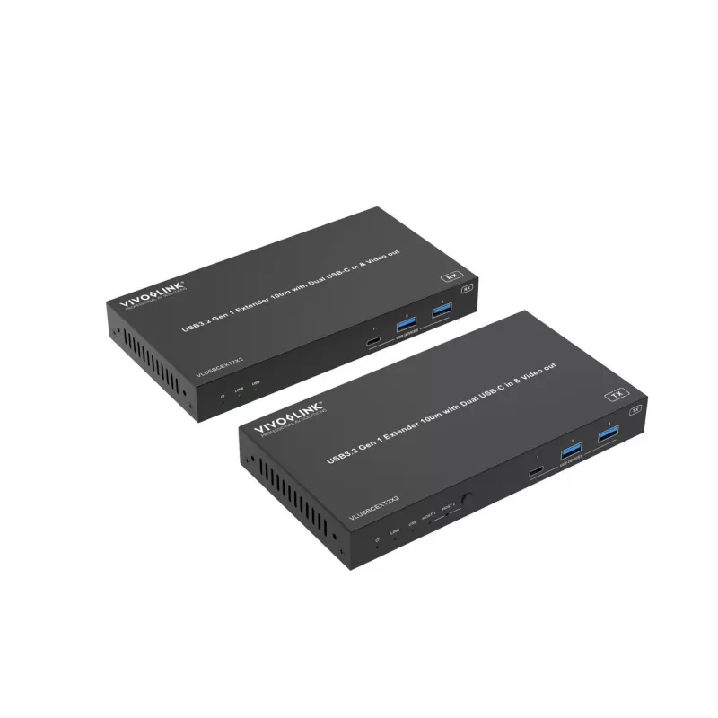 KVM ilgintuvas Vivolink VLUSBCEXT2X2 USB 2.0 1920x1200 150m
