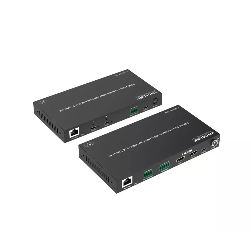 KVM ilgintuvas Vivolink VLUSBCEXT2X2 USB 2.0 1920x1200 150m