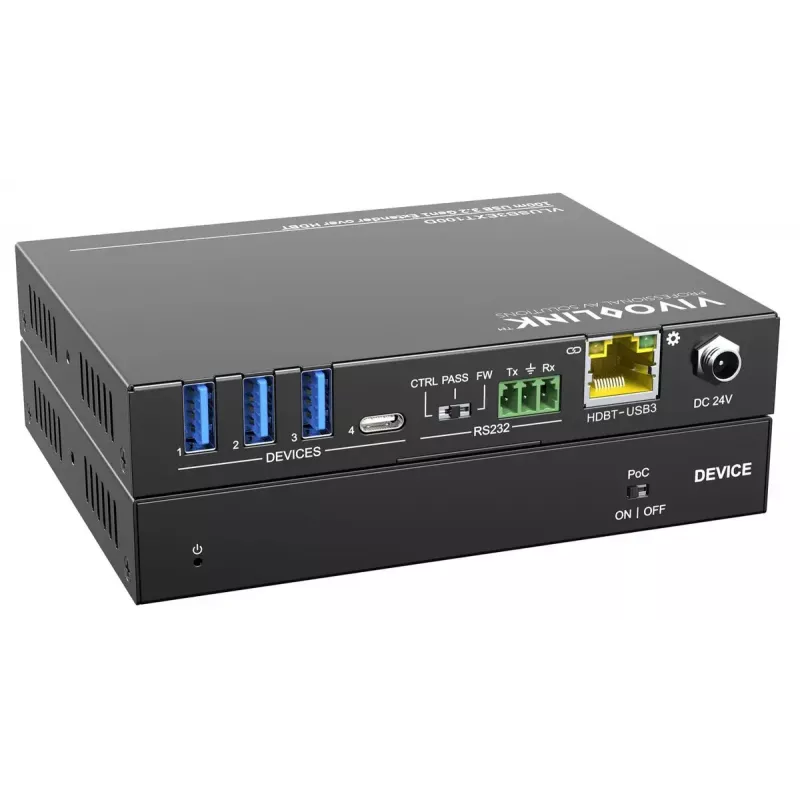 KVM plėstuvas Vivolink VLUSB3EXT100D USB 3.0 100 m